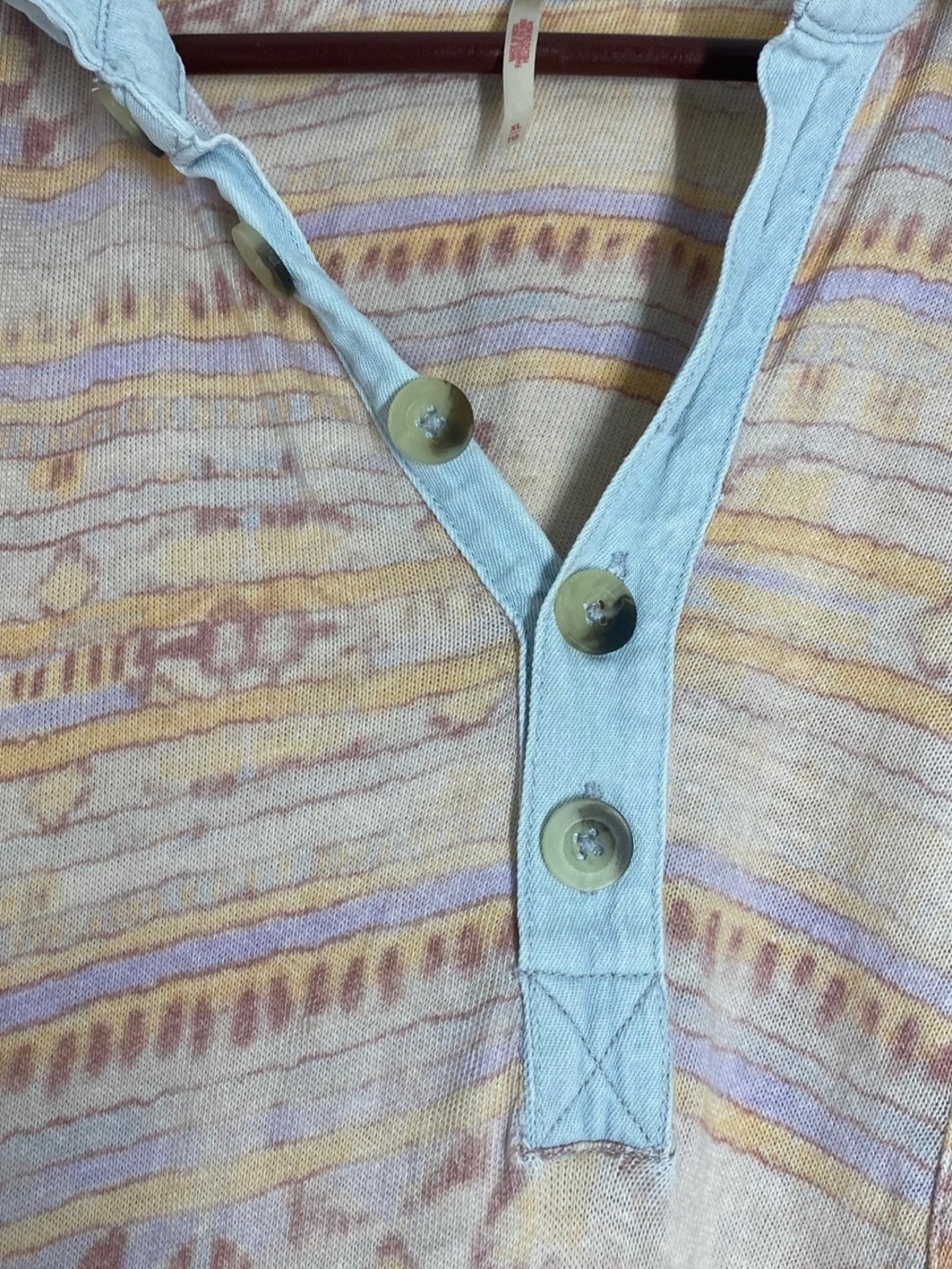 Free People Arizona Tee Midi Tshirt Dress Aztec Multicolor Size XL - Picture 10 of 14